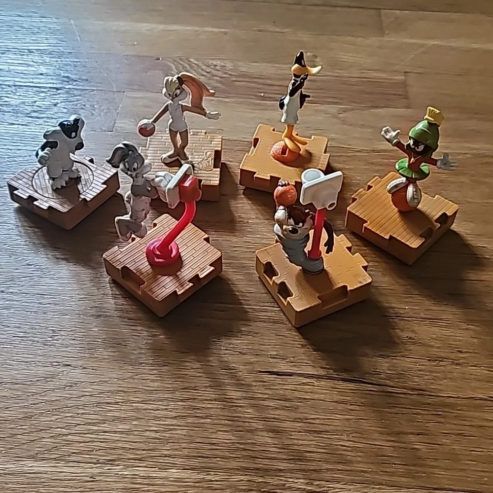 Looney Tunes Space Jam Vintage McDonald's Toys from 1996 Lot of Qty 6